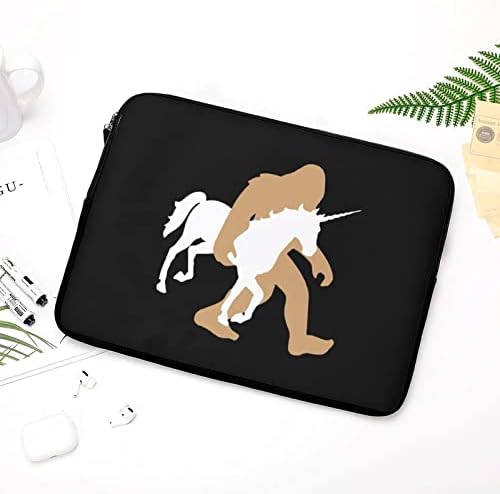 Bigfoot Noseći jednorog laptop poklopac laptopa Zaštitna laptop rukava s rukavima za nošenje kućišta za muškarce žene 17 inča