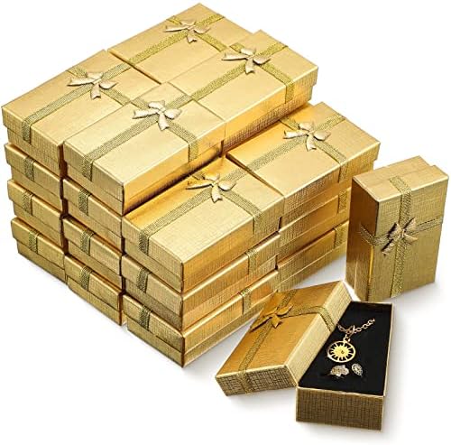 Kenning 72 kom Poklon kutija Set nakit poklon kutije Bulk kartonske kutije za nakit pakovanje prazne male poklon kutije sa poklopcima
