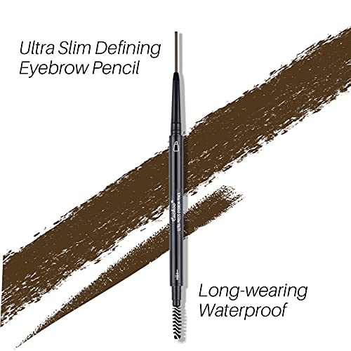 Olovka za obrve, Cuckoo 2 Pakovanje vodootporne Ultra precizne olovke za obrve,mikroblading olovka za šminkanje obrva sa brijačem