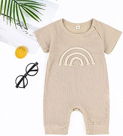 Beivslley baby Boys Girls 2 Pakovanje kratkih rukava ROMPER Ljeto Dojenčad jedan komad Jumpsuits Outfits