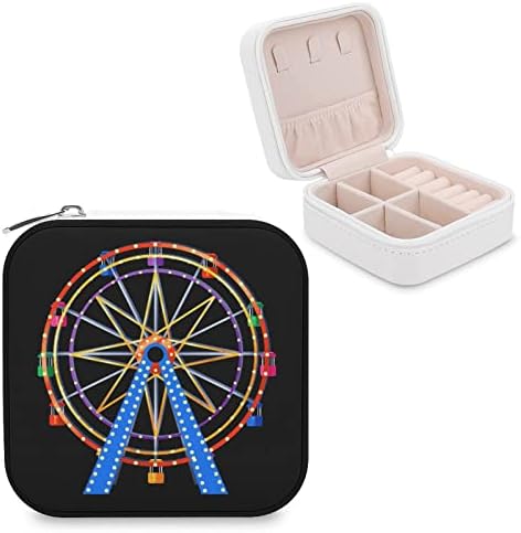Ferris Wheel ženska kutija za nakit kožna putna naušnica Organizator torbica za Dan zaljubljenih rođendanski poklon