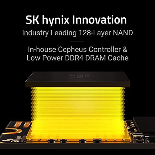 SK hynix Gold P31 1TB PCIe NVMe Gen3 M. 2 2280 interni SSD, do 3500MB/S, kompaktni M. 2 SSD faktor forme SSD, interni SSD pogon sa 128-slojnim NAND bljeskalicom