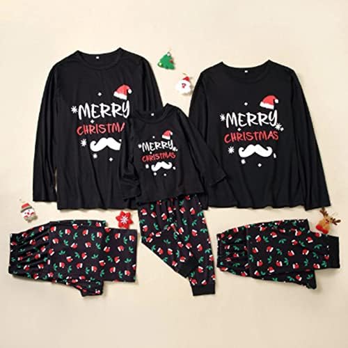 Diyago Porodične pidžame Hlače Božić, podudaranje majica dugih rukava i hlača na noćnu kuću PJ noćne odjeće set za odmor smiješni