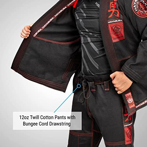 Hayabusa Goorudo 3 Zlato Weave Jiu Jitsu Gi