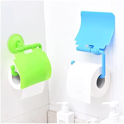 Rtyuie na zidno-montiranu usisnu čašu toaletni papir držač za papir držač ručnika plastični toaletni nosač ladice za papir papir držač