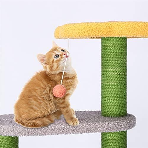 Ldchnh Cats penjački okvir sa stubom za grebanje smiješne mačke igračke mačke toranj drveća skok zaštita namještaja kuća za mačke