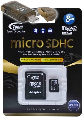 8GB Klasa 10 MicroSDHC tim velike brzine 20MB / Sec memorijska kartica. Plamen brzo kartica za LG VU CU920 podstiče CT810 telefon.