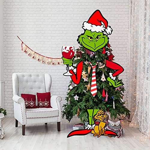 Božićno stablo, božićni ukrasi za malo drvo, božićno dekor drveća za smiješne božićne tematske potrepštine