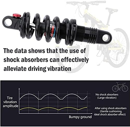 Lyycx Bicycl stražnji udarni amortizer nizbrdo se podesiva podesiva prigušiva zavojnica 125mm 165 mm sa hardverom za čahure