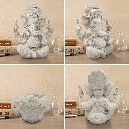 Vimtrysd 8-inčni veliki Ganesha statue, hinduistički slonovi Ganpati Idol Buddha skulpture, indijanskog boga GAneš statue, kućni hram