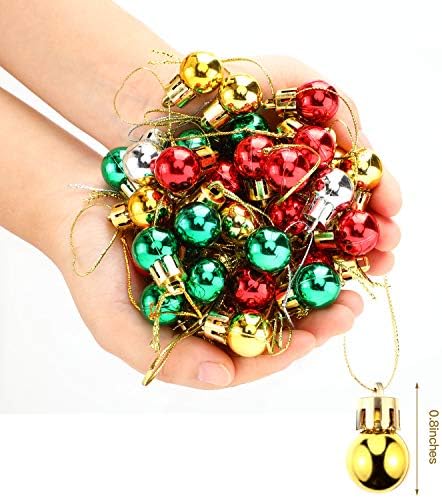 96 komada Božić Balls Božić tree Ornaments Balls Exquisite Colorful Ball dekoracija privjesak za odmor Party Decor