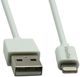 Visiontek Munja do USB 1 metar MFI kabela, bijela - 900862